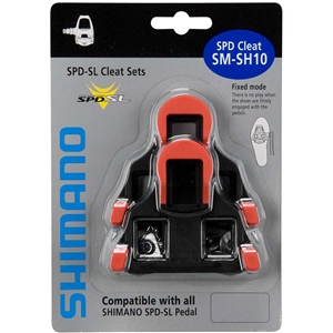 Shimano Pedal Kali Yol SM-SH10 Kırmızı 0 Derece