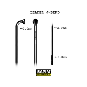 Sapim Jant Teli Leader J-Bend 2.0mm Özel Ölçü