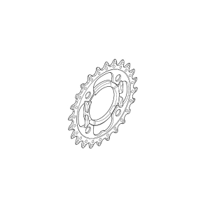Shimano Aynakol Dişlisi FC-T521 24T 3x10S